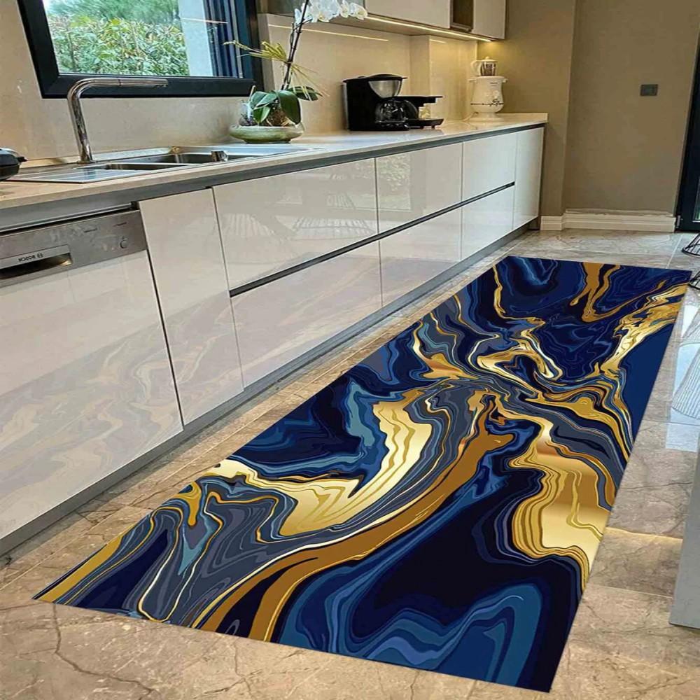 Abstract Art Hallway Runner Floor Mat Rugs Carpets Home Decoration Non Slip Washable Area Rug Anti Fatigue Fluid Home Bedroom