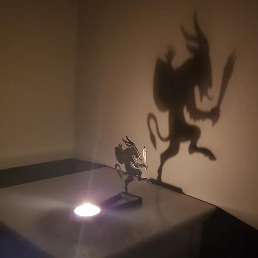 Funny Candle Holder Table Decoration Innovative Shaow-Candle Holder For Bedroom Decor