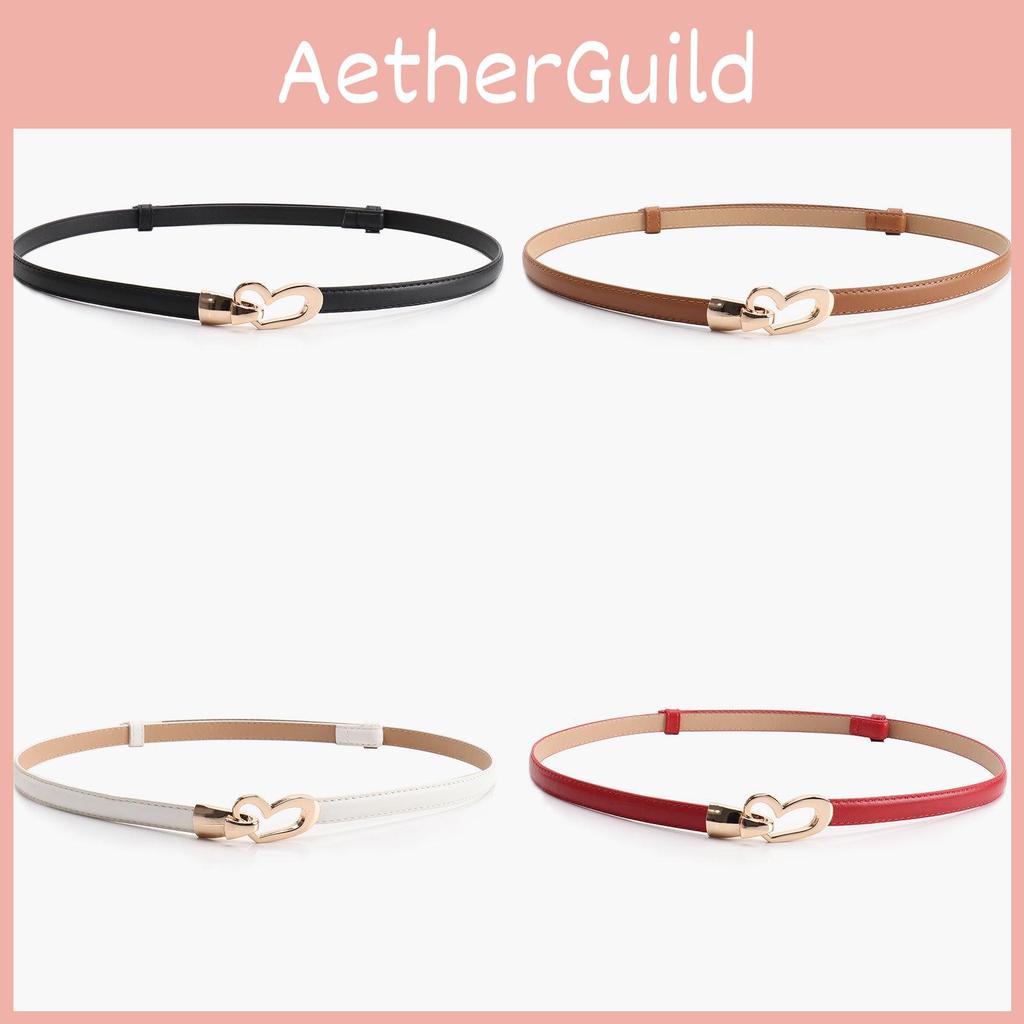 Alloy Womens Heart Waist Belt With Adjustable Pu Leather For Casual Office Looks