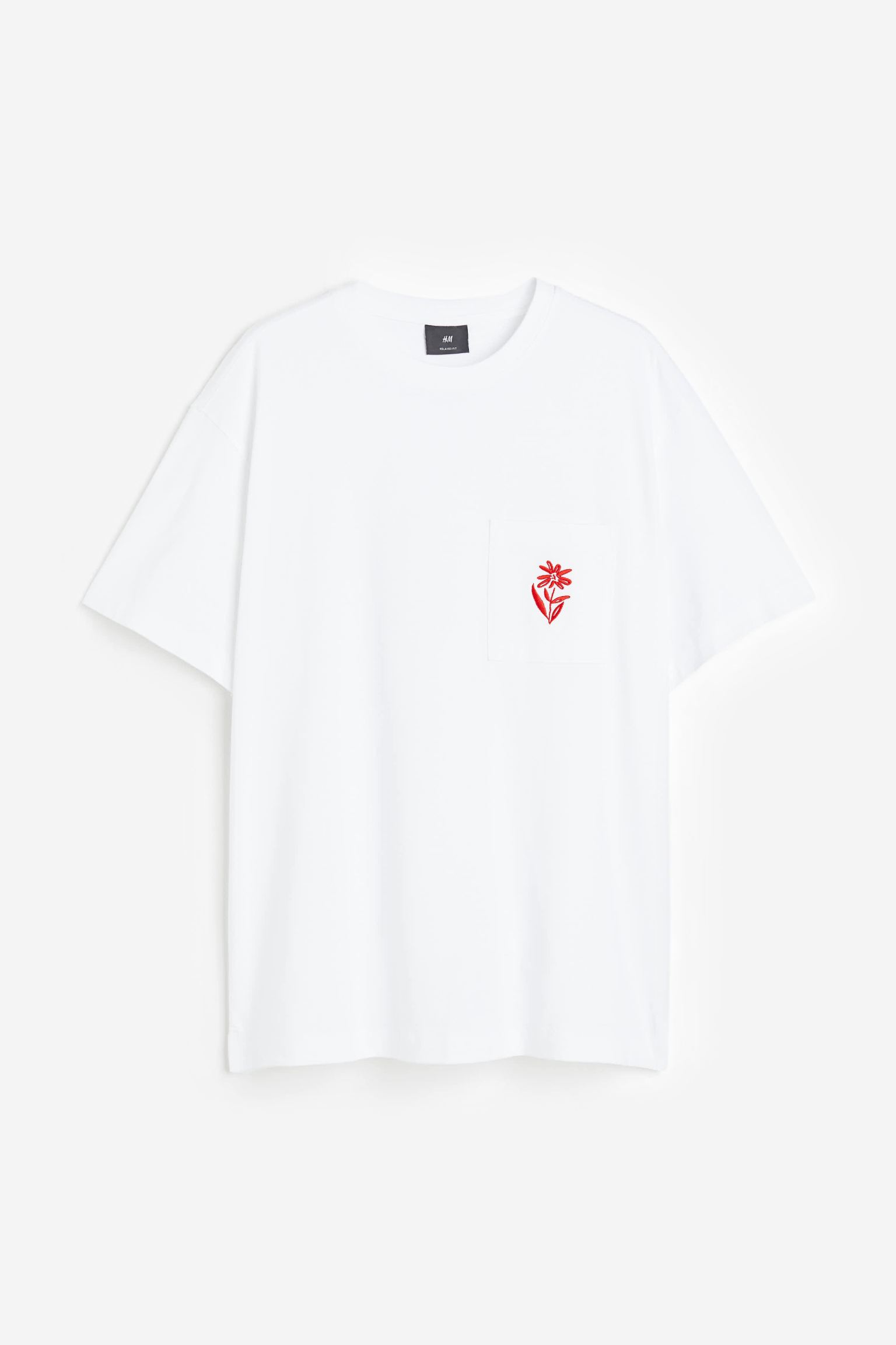 

Футболка свободного кроя с вышивкой