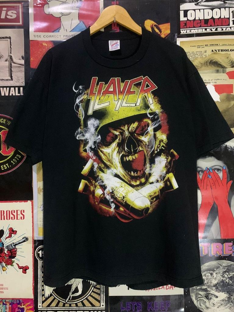 Slayer Vintage 90's Band Retro Style Black Unisex Tshirt Reprint S5XL KH9287