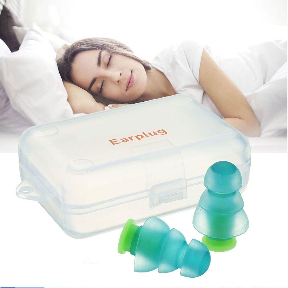 

Motorcycles Noise Reduction Reusable Silicone Noise Cancelling Ear Plugs Hearing Protection зелений