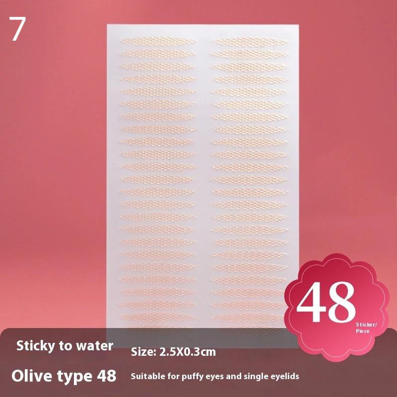 

10 листов невидимых наклеек для век, кружевные полоски для лифтинга глаз, лента для двойных век, клейкие наклейки, инструменты для век 7