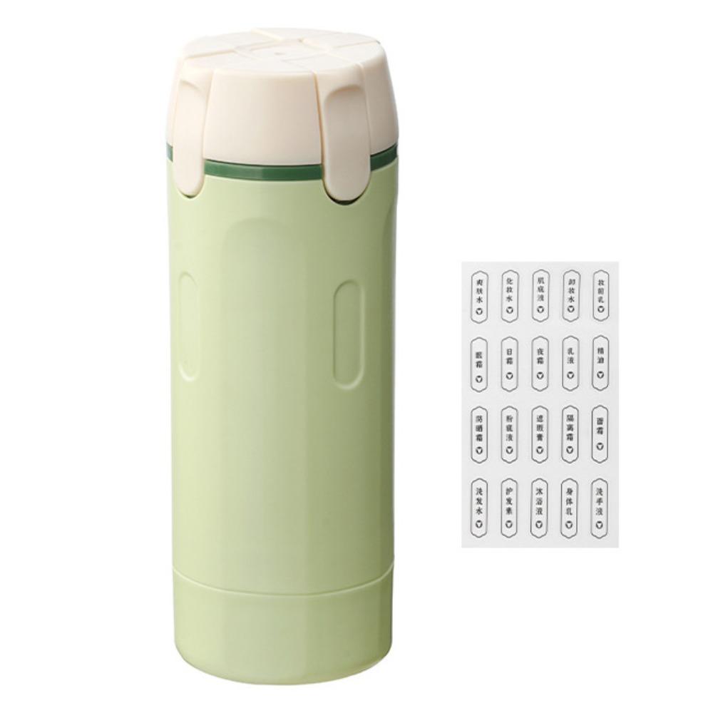 

4 in 1 Travel Refillable Bottles Set Leak Proof Liquid Dispenser Bottle Lotion зелёный