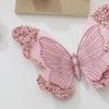 Christmas Hanging Ornament 18cm Realistic Tulle Glitter Butterfly Christmas Tree Decor Wedding Decor Birthday Party Decor