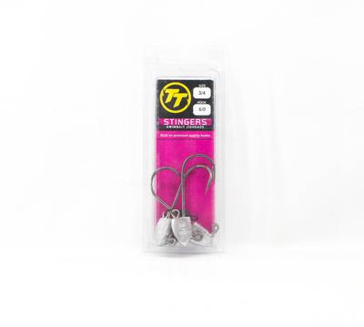 Tackle Tactics Tête plombée TT Stingers 3/4 oz 6/0 3/paquet (2263)