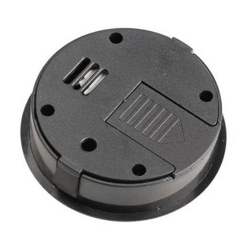 New Round Digital Cigar Humidor Temperature Hygrometer Thermometer Tool Black