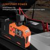 Air Compressor with Jump Starter 10000mAh Power Bank, 150PSI Tire Inflator, SOS LED Light, Auto Shut-off