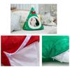 Warm Cat Cave Bed for Indoor Cats Washable Self-Warming Beds Calming Tent House for Puppies Small Dogs Non-Slip Bottom