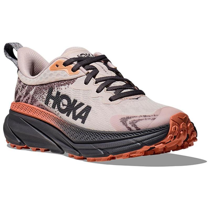HOKA ONE ONE Challenger ATR 7 Wear-Resistant Slip-Resistant Low-Top Trekking Shoes Women's Pink Sneakers 1134502-CLX