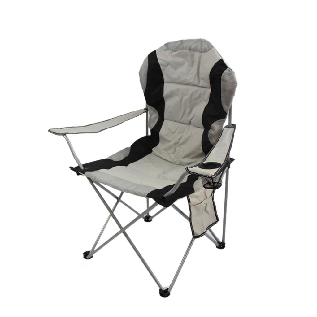 Camping Chair Heavy Duty Camp Arm for Leisure Hiking Backpacking Gray