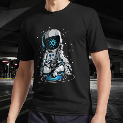 Cardano cryptocurrency T-Shirt Funny Size Mode American T-shirt S