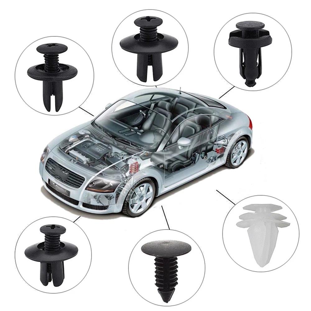 Plastic Rivets Fender Auto Fastener Clip Car Retainer Kit Car Rivet Fasteners Car Fastener Kit