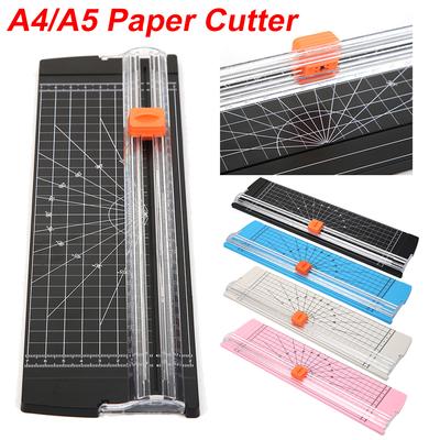 A4/A5 Paper Cutting Guillotine Paper Cutter with Pull-out Ruler for Photo Trimmers Scrapbook Lightweight Cutting Mat Machine