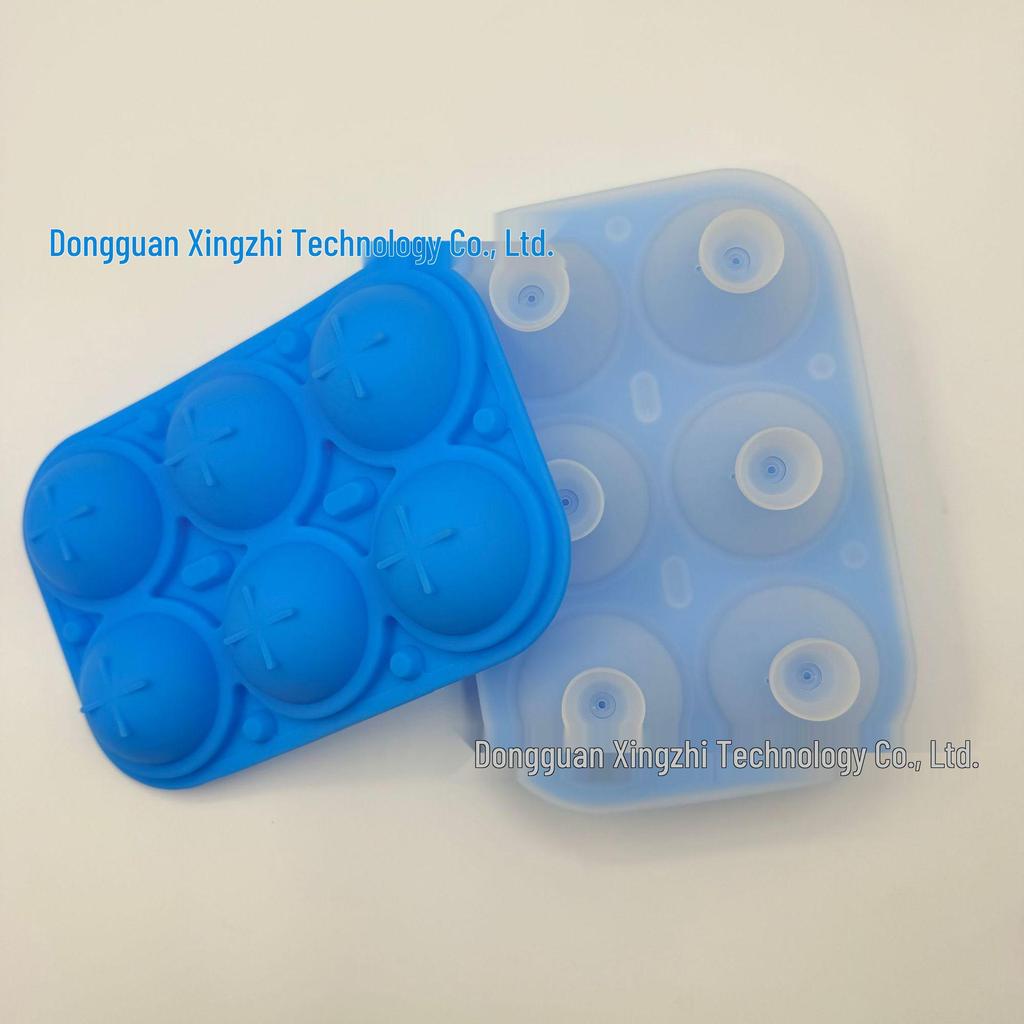 6-Cavity Rose Ice Cube Tray - Leak-Proof Silicone Mold for DIY Whiskey Ice Cubes