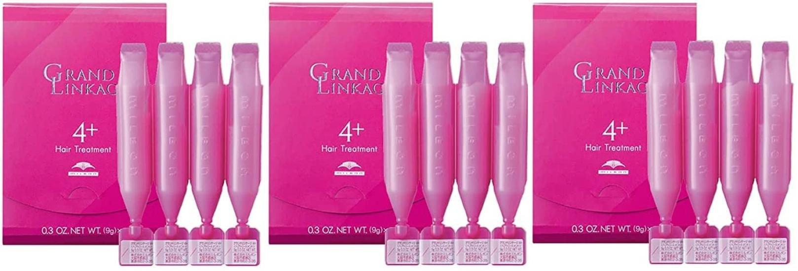 

Milbon Grand Linkage 4+ 9g x 4 strands, set of 3, treatment