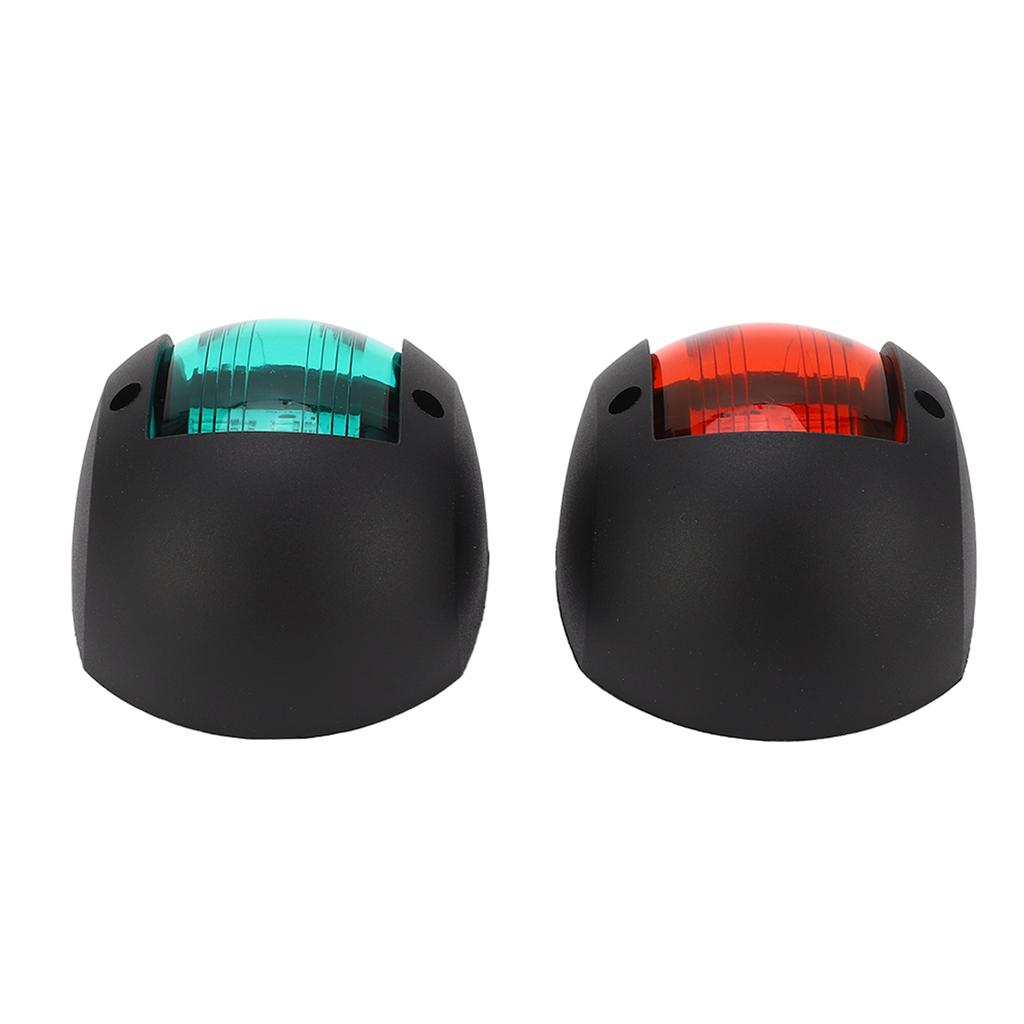 2 Stück Links Rot Rechts Grün Bootsseitenlicht LED Wetterfeste Navigationslampe für Yacht Boot