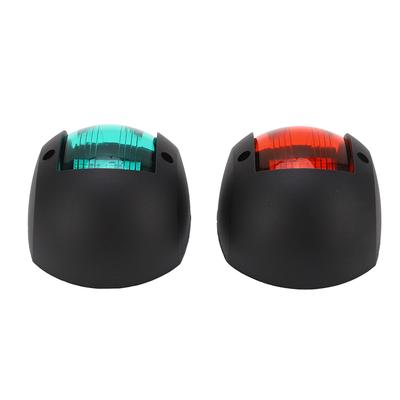 2pcs Left Red Right Green Boat Sidelight LED Weatherproof Navigation Lamp for Yacht Boat