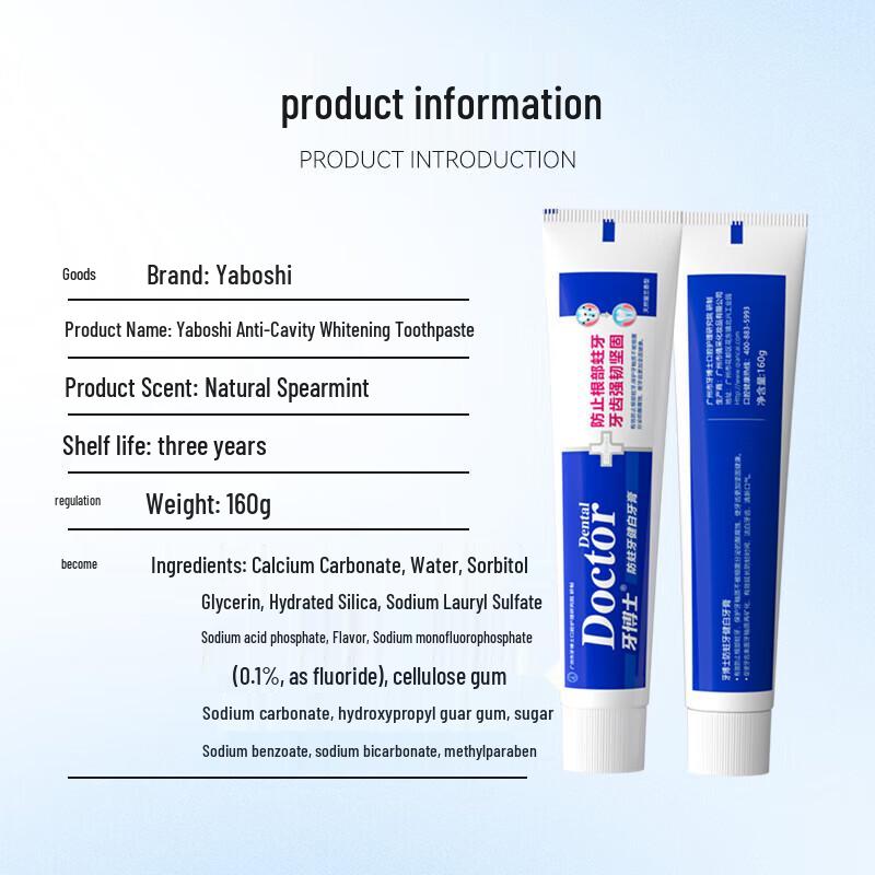 Doctor Tooth Whitening & Anti-Cavity Toothpaste Set