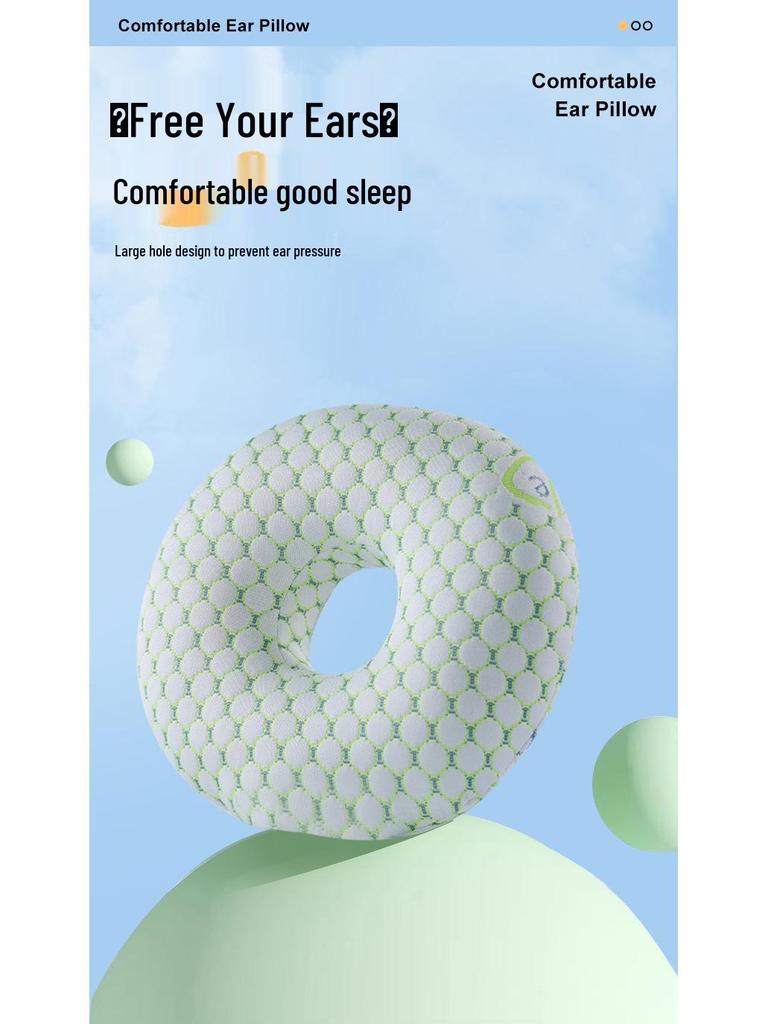 Einloch-Ohrschutzkissen für Seitenschläfer - Ideal für ältere Menschen, Erwachsene und Schönheitssalons