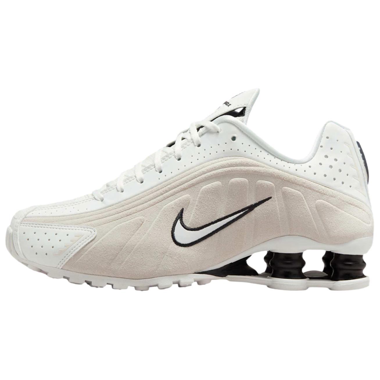 Nike Shox R4 Summit White Light Orewood Brown Summit White Light Orewood Brown Black Women s Shoes HQ7739-100 38.5