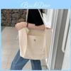 Sac Cabas en Toile Chic et Doux Impression Géométrique Grande Capacité Sac à Bandoulière Pour Étudiants