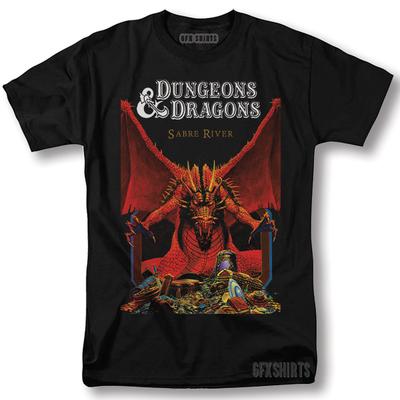Dungeons And Dragons Shirt Grafik Klassisch Retro Vintage Grafikdesign T-Shirt