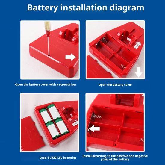 Kids Auto Baseball Pitching Machine Set Adjustable Angles Height Auto-Launch Practice Toy