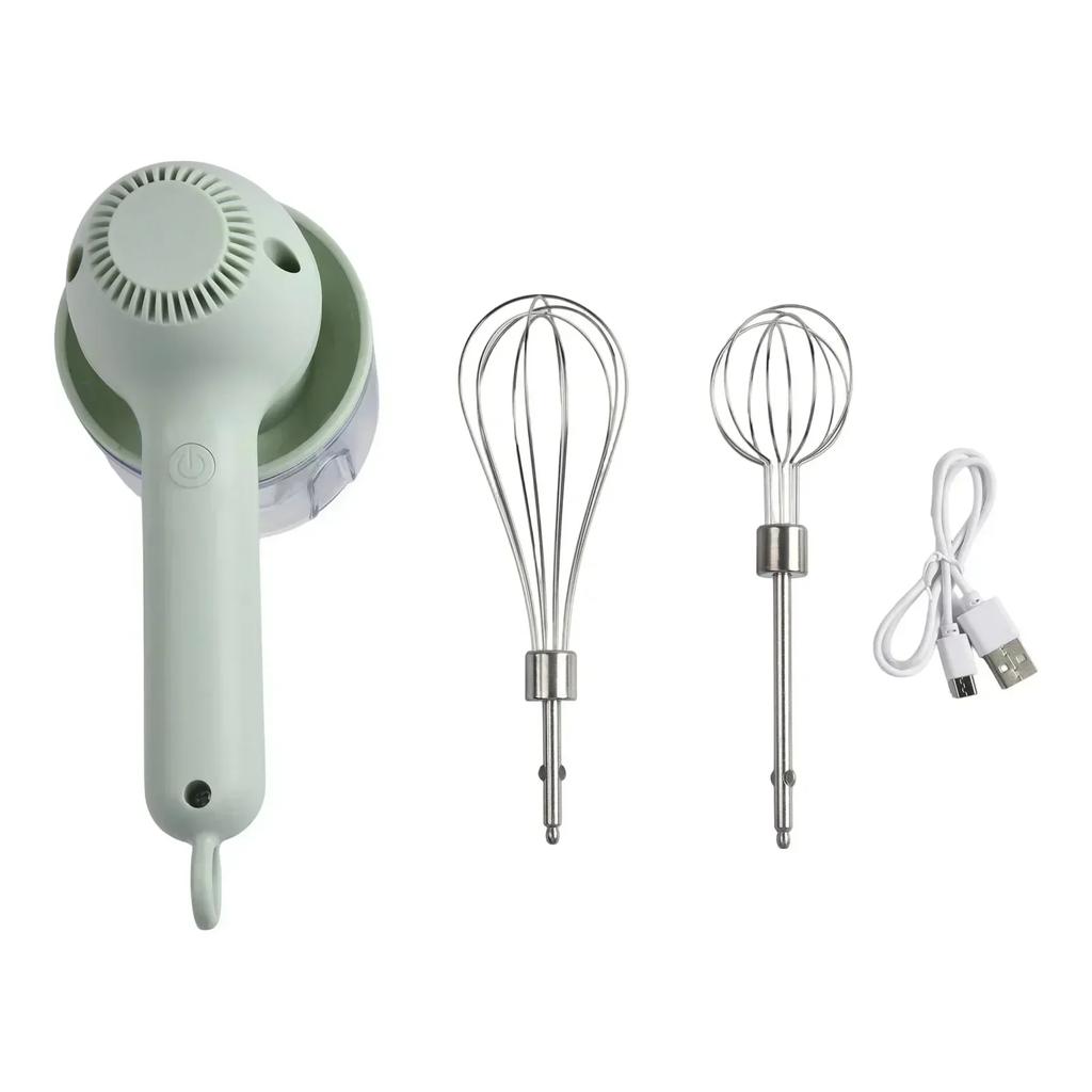 Blender Accessory Kitchen Masher Machine Wireless Egg Beater Ergonomic Handle 30W Motor Convenient Storage Detachable Components