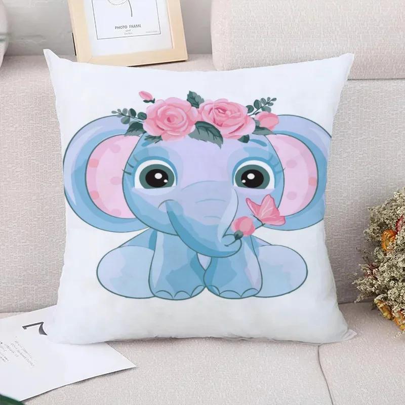 Cute Dog Panda Throw Pillow Covers Decorative Sofa Cushions Children's Cushion Cover Pillowcase for Living Room Couch Pillows