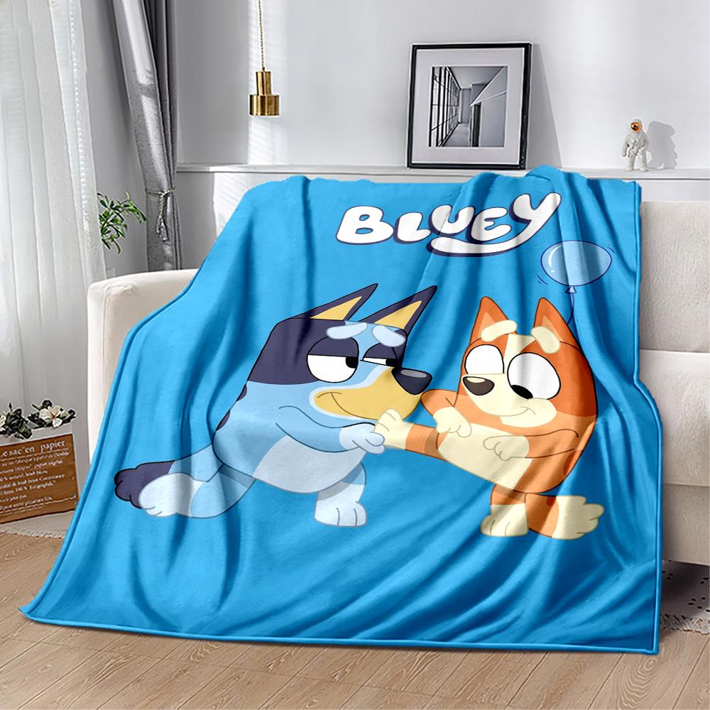 Bluey's Colorful Pals Blanket Durable Comfort Perfect for Bed Couch Sofa for All Seasons Modern Style Gifts For Family Or Friends