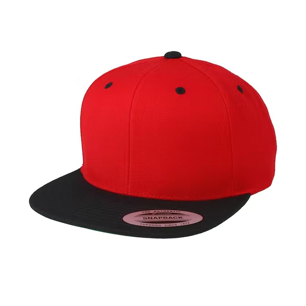 Yupoong Mens The Classic Premium Snapback 2-Tone Cap