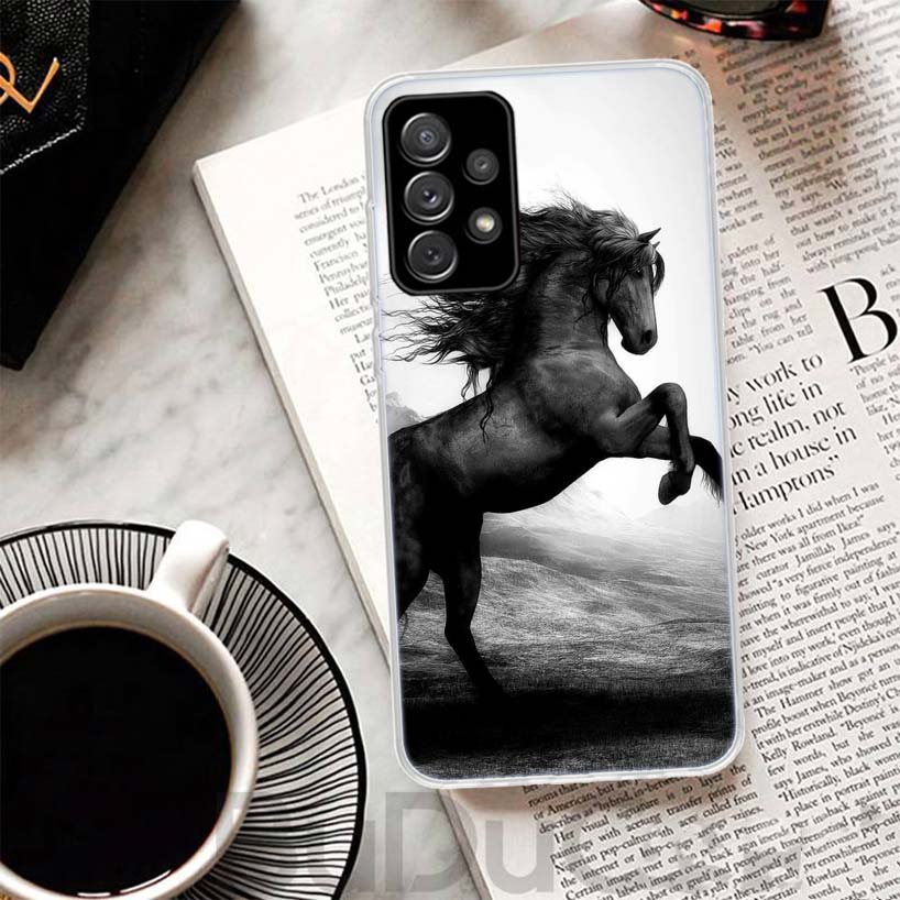 Horse Great Beauty Galloping Cover For Samsung Galaxy A51 A50 A71 A70 Phone Case A21S A31 A41 A10 A20E A30 A40 A01 A11 A6 A7 A8
