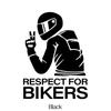 Car Motorcycle1pc 15x11CM Respect Biker Decor Sticker For On  Vinyl 3D Stickers Motorcycle Vinyl 3D Stickers And Decals Worldmum