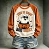 Women's Halloween Graphic Neck Sweatshirt