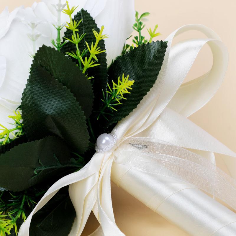 Cross-Border Rose Bouquet for Western Weddings: Handheld Bridal & Bridesmaid Flowers