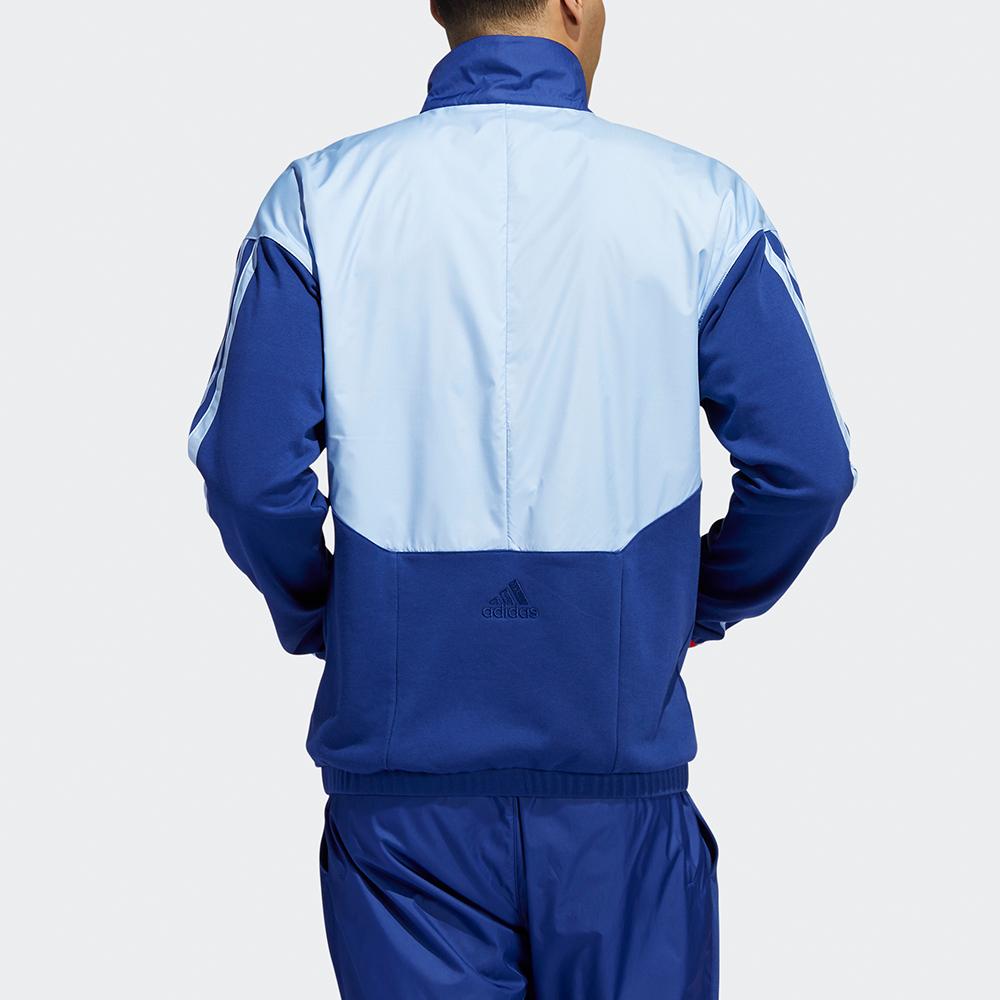 Adidas Adicolor Basketball Sports Jacket Men Outerwear Sky-Blue H43760