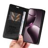 For Xiaomi 15T Wallet Case YIKATU YK-006 Magnetic Closure Leather Phone Cover Litchi Texture