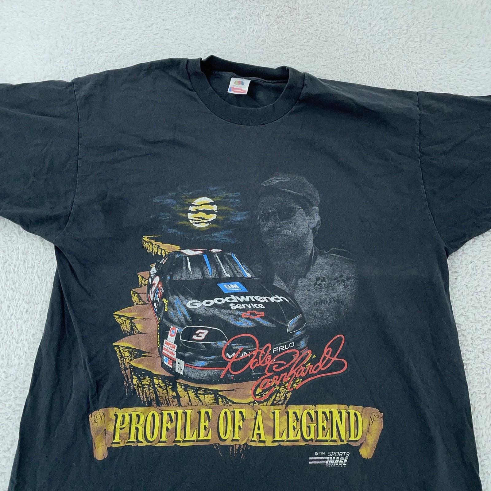 

Vintage Dale Earnhardt Shirt T-Shirt Mens Large NASCAR Racing Goodwrench 90s S