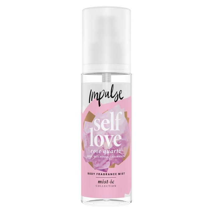 Tělový sprej - IMPULSE - Sebeláska - 150 ml - 3 ks - Růže a Cedr