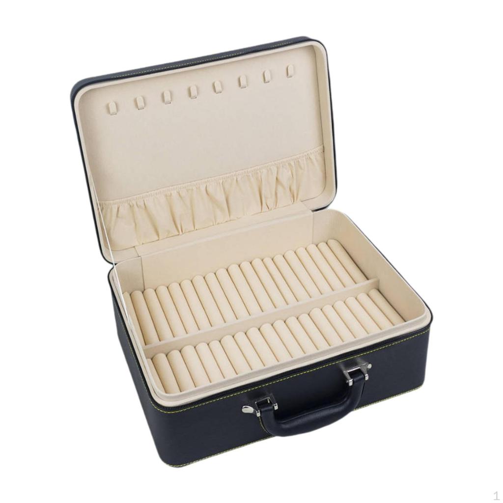 Pudełko na bransoletki, organizer, etui ekspozycyjne, pudełko na bransoletki ze skóry PU, uchwyt do przechowywania rękodzieła artystycznego