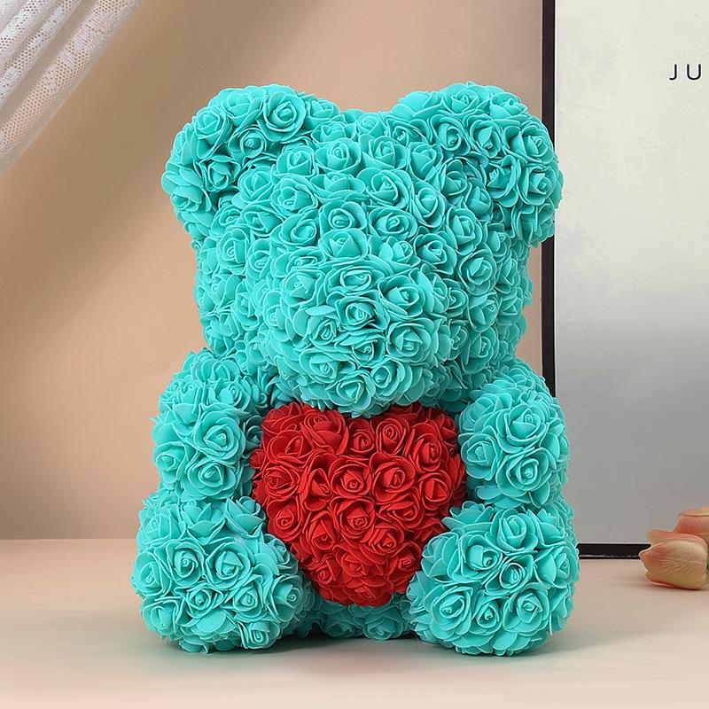 Rose Bear: Preserved Flower Gift for Girlfriend - Perfect for Birthdays, Valentine's, and Proposals