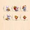 Cat Figurines Ornament Art Crafts Cute Home Decoration Gift Statue Miniature Sculpture for Shelf