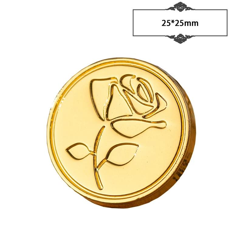 Christmas Wax Seal Stamps Sealing Wax Vintage Sello Candy Retro Envelopes Sealing Stamp Head Wedding Invitations Cards ZT0109