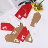 Paper Star &  Santa Claus Gifts Package Label Gift Box Tag Candy Bag Sticker Christmas Decoration