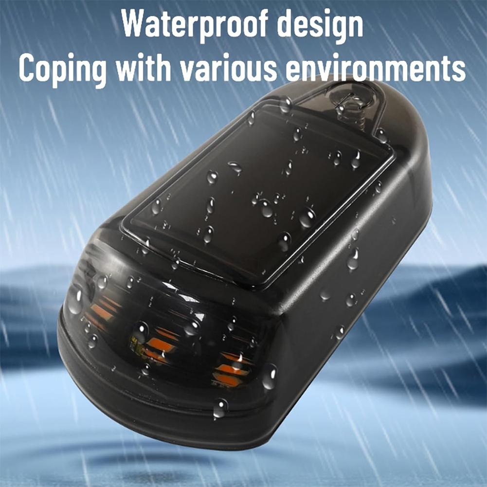 Solar Roof Mouse Light 3LED Car Roof Light Truck Pickup Truck Roof Modification Warning Light Yellow High Light