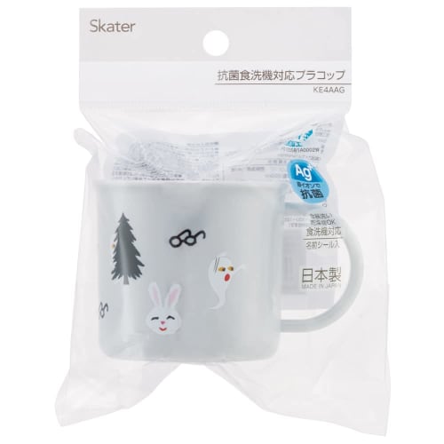 Skater Cup 200ml Antibacterial Dishwasher Safe Made In Japan Glasses Rabbit Boys Girls KE4AAG