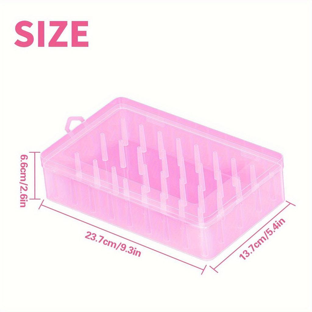 42-Spool Multifunctional Embroidery and Sewing Storage Box