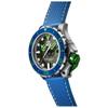 M2Z Diver 200 Saphirglas Blaues Armband Graues Zifferblatt Automatik 200-003 200M Herrenuhr