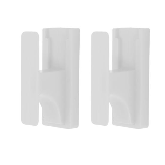 

2 шт. настенный держатель для удочки, прочный, противоскользящий, универсальный, телескопический, для фиксации удочки на льду, стойка-органайзер, подставка для рыболовных принадлежностей 2pcs белый